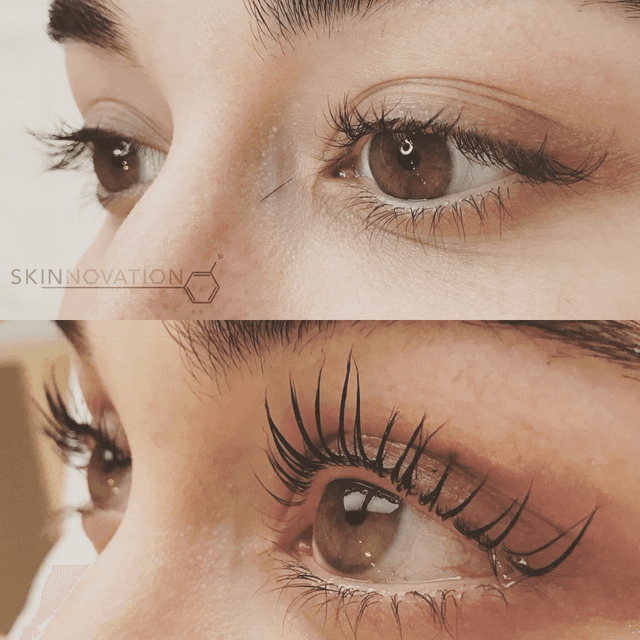 Lashes Before and After